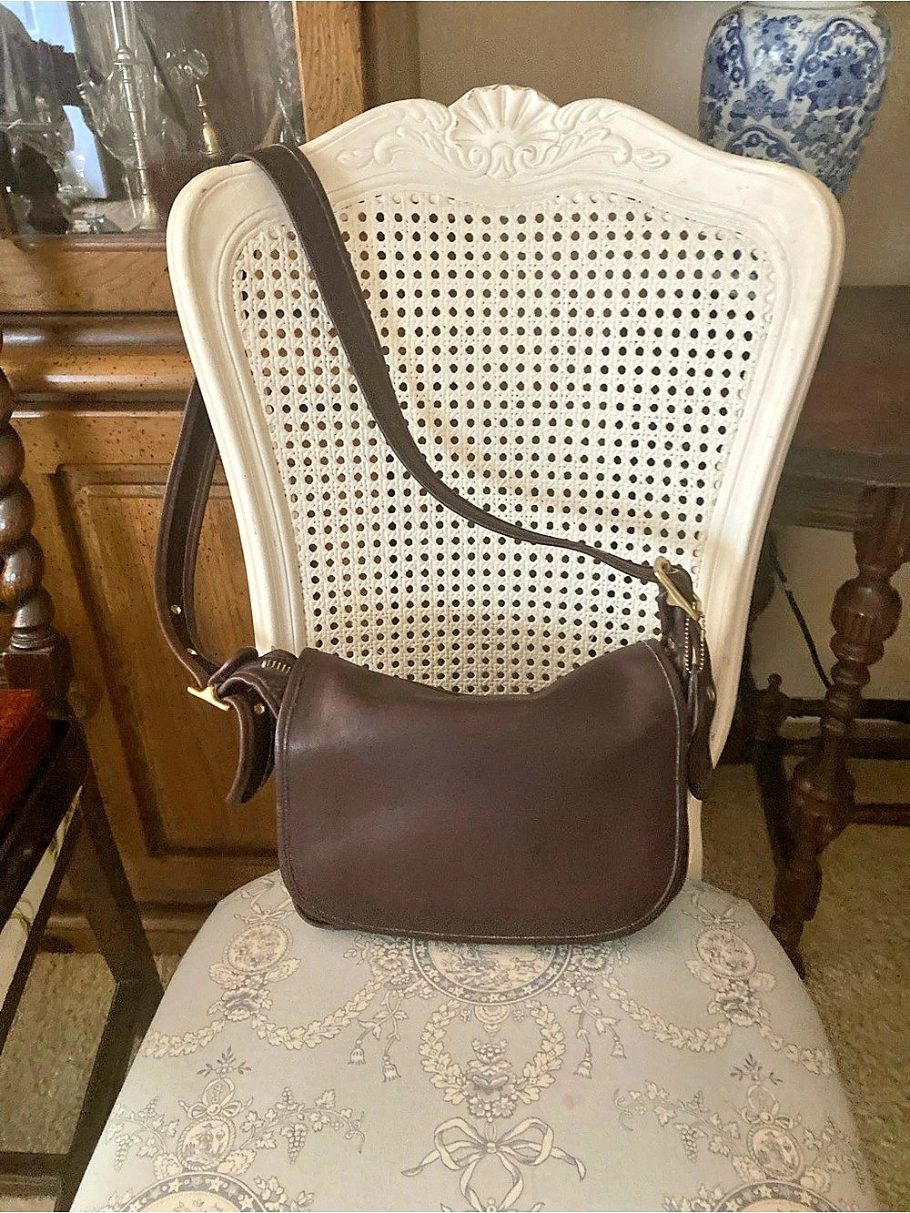 COACH Vintage Patricia’s Legacy 9951 Bag Brown Leather Crossbody Made in USA